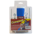 Stiga Compact Net & Post w/ Screws On f/ Table Tennis/Ping Pong Game Table Set