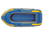 Intex 236cm Challenger 2 Inflatable/Floating Sports Boat w/ Oars/Paddles 14y+