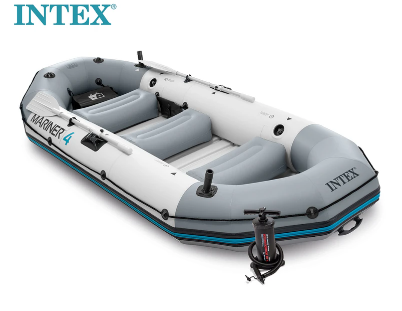 Intex 328cm Mariner 4 Inflatable Boat w/ Oars & Pump