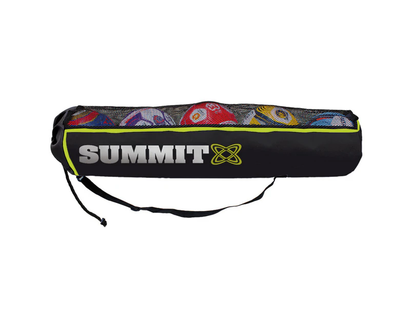 Summit Advance Heavy Duty Mesh Ball Bag w/Shoulder Strap f/Soccer/Football/Rugby
