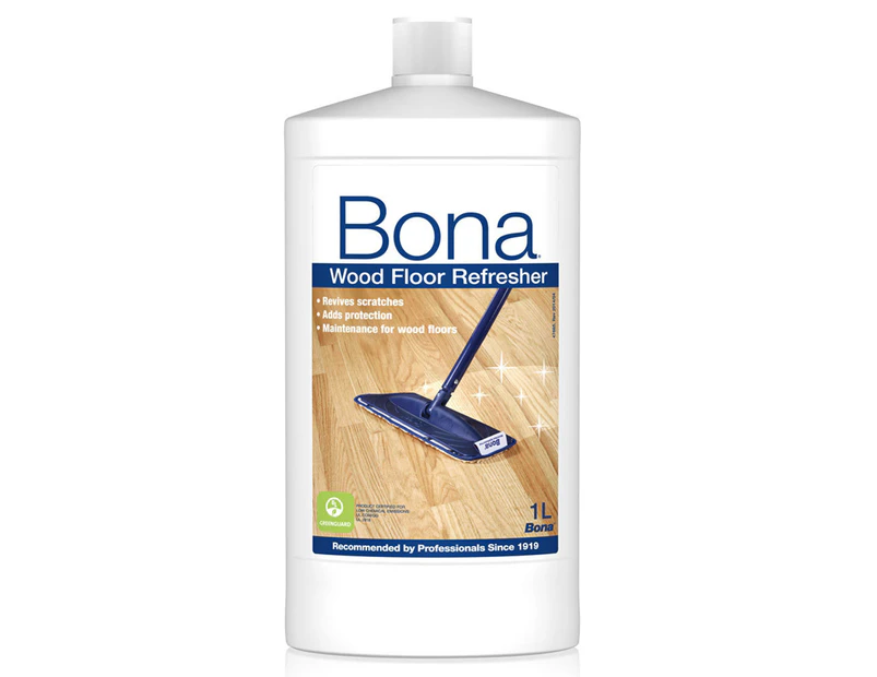 Bona 1L Wood Floor Refresher Maintenance for Varnished Wooden Wear Protection