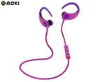 Moki Octane Bluetooth Earphones - Pink