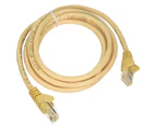 Yellow Belkin 2m CAT5e Patch Cable Network Ethernet Internet for PC MAC Router