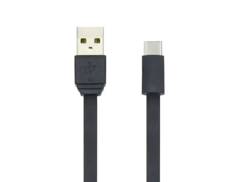 Moki USB Type C Cable Charging Data Sync 3ft Cord for Samsung/Android/LG Black