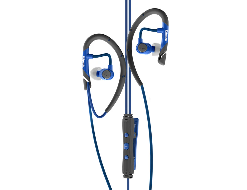 Klipsch AS-5i BLU 3.5mm Sport In-Ear Earphones Headset Mic For iPhone/iPod Apple