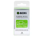 10x Moki Antistatic/Anti-Bacterial/Alcohol Free Laptop/Computer Screen Wipes