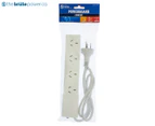 The Brute Power Co. 4-Outlet Power Board w/ Overload Protection