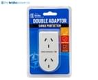 The Brute Power Co. 2-Outlet Double Vertical Adapter w/ Surge Protection 1
