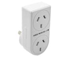 The Brute Power Co. 2-Outlet Double Vertical Adapter w/ Surge Protection 2