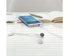 2PK iLuv White Bubble Gum Talk Earphones Headset Mic for iPhone iPad IOS Android