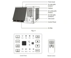 Dimplex 2.2kW/2.05kW Cooling Heating AC Reverse Air Conditioner Window Wall Box