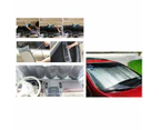2PK Car Windscreen Sun Visor Reflective Shade/Heat Interior Windshield Foldable