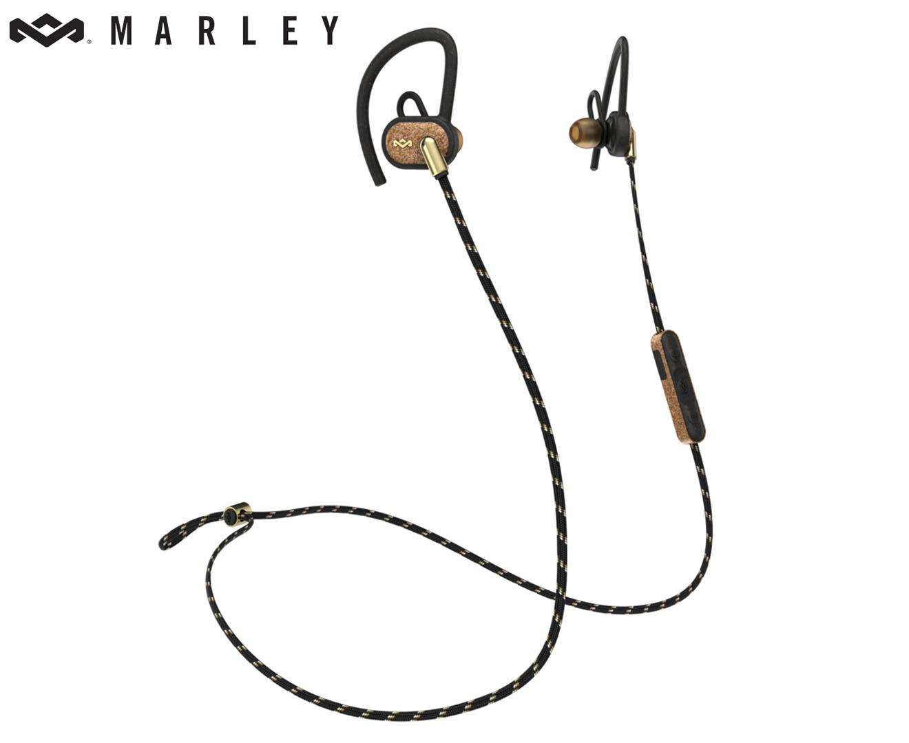 House of Marley Uprise Wireless Bluetooth Earphones Brass M