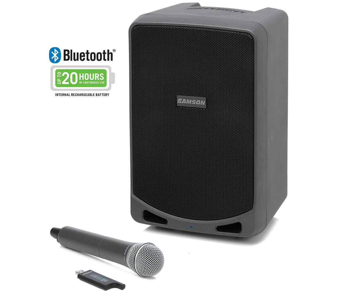 Samson Expedition XP106w PA/Amp 20hrs Bluetooth Wireless Speaker System & Mic