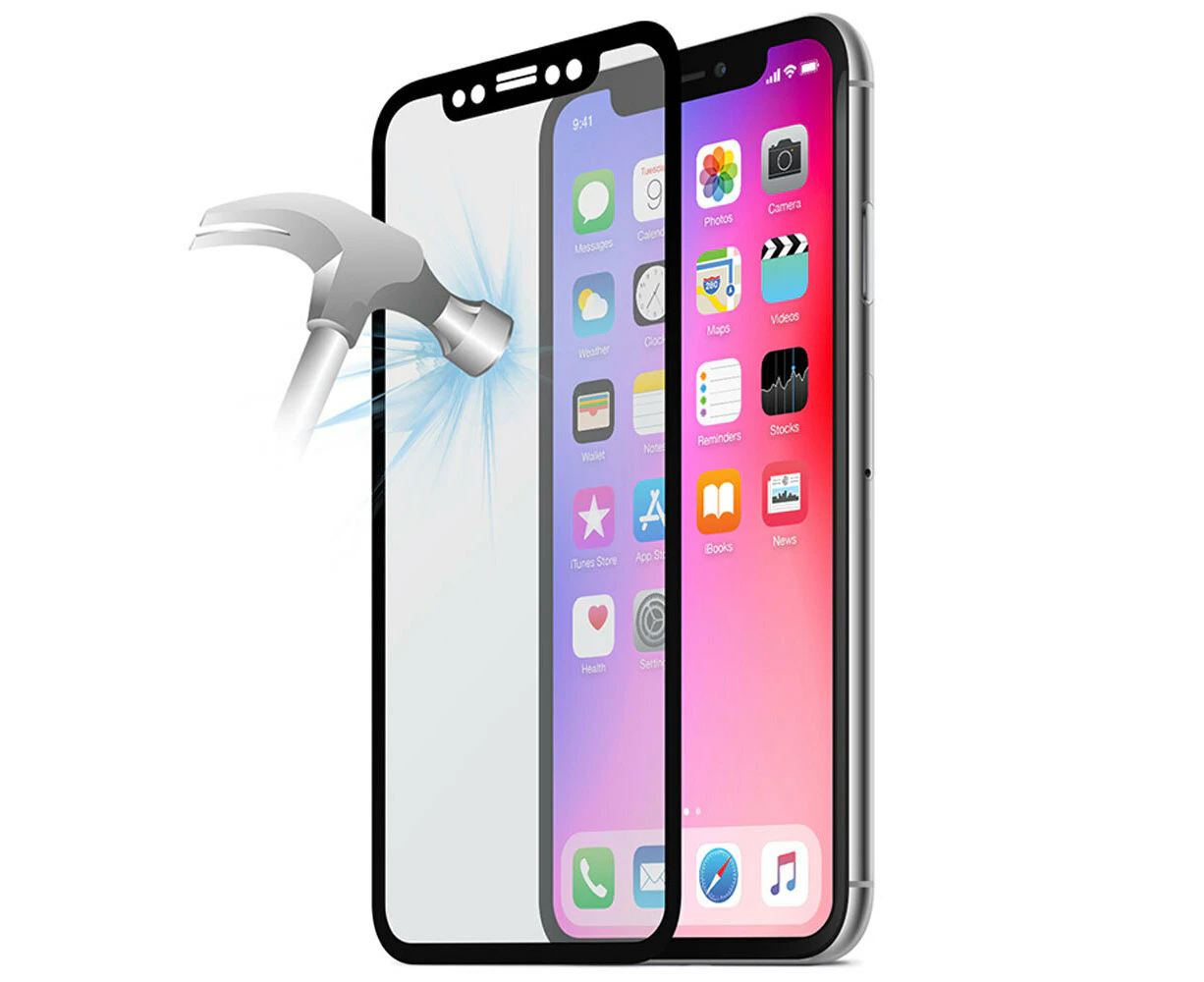 Gecko Tempered Glass Premium Screen Guard Cover Protector for Apple iPhone X/XS