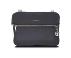 Hedgren Attraction 24cm Crossover Zipped Compartment Bag w/ Shoulder Strap Black