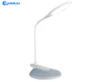 Sansai Dual Base Rotatable 6W LED Desk Lamp - White