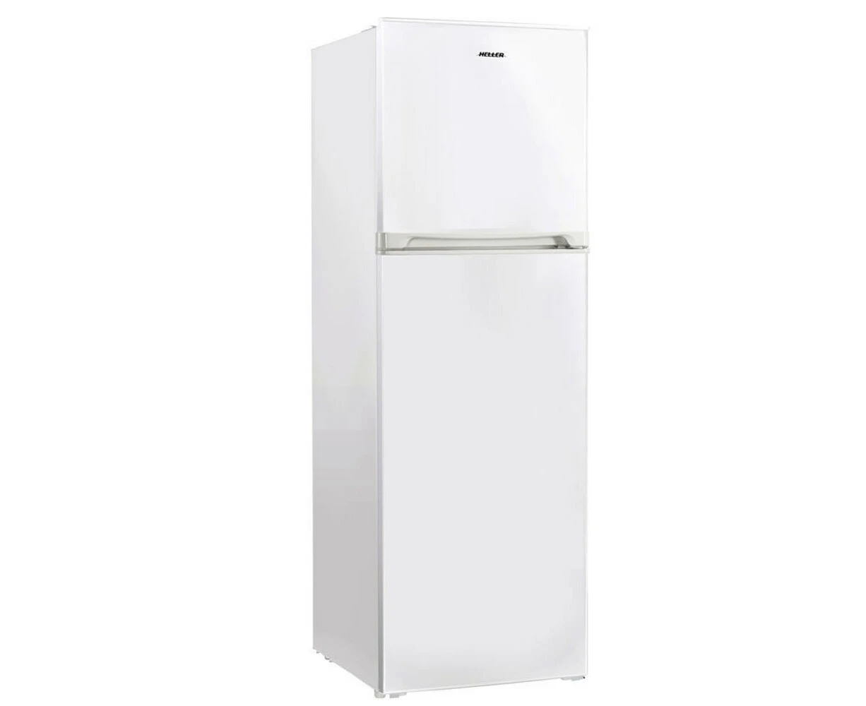 Heller 269L Double Door 1.67m Frost Free Fridge/Freezer Refrigerator Cooler WHT