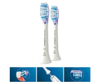 2PC Philips HX9052/67 G3 Gum Care Replacement Head for Electric Toothbrush White
