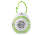 Homedics MyBaby SoundSpa/Music On The Go Speaker for Stroller/Pram White/Green