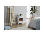 Dimplex Ritz White 2000KW LED Electric Fireplace Stove Freestanding Space Heater