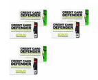 6pcs Credit/Smart Card Defender RFID Shield/Shielding Theft Protection Security