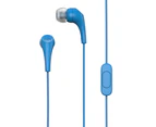 2x Motorola Earbuds 2 In-Ear Headphones/Headset w In-Line Microphone/Earbuds BL