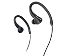 Pioneer Ear-Hook Ear Buds Sports Headphones/Earphones for iPhone/Samsung Black