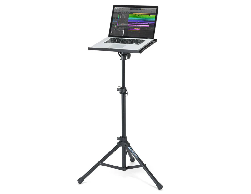 Samson LTS50 Heavy Duty Foldable DJ Laptop Stand Adjustable/Portable Holder BLK