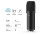 Fifine T730 USB Condenser Microphone Broadcast/Podcast w/Filter/Desk Stand