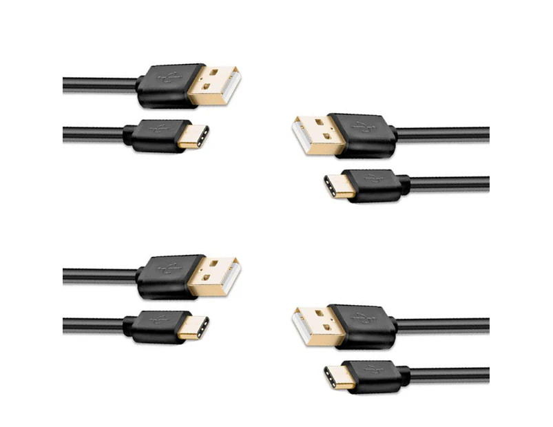 4PK Sansai 1.2m USB Type C to USB Charge/Sync Cable for Apple MacBook/Chromebook