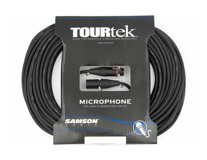 Samson Tourtek TM30 9m/30ft Microphone Cable w/ Genuine Neutrik XLR connector