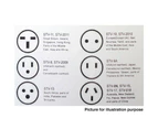 Sansai Travel Power Adapter Outlet India/South Africa Sockets to AU/NZ Plug