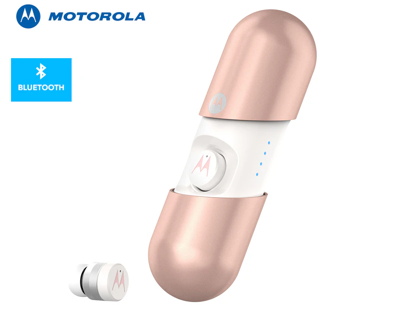 Motorola Verve 400 True Wireless Bluetooth Earbuds - Rose Gold