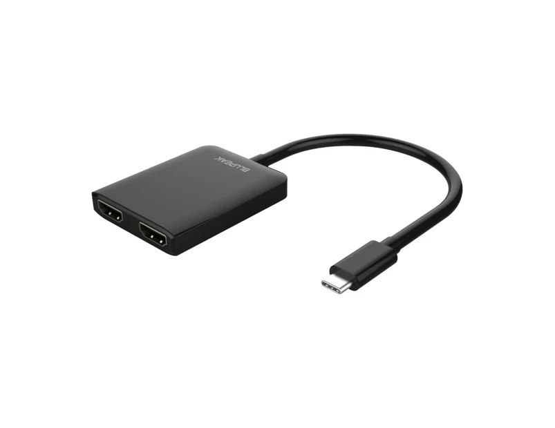 Blupeak USB-C to Dual HDMI 4K2K Adapter for MacBook/Chromebook/Android Devices