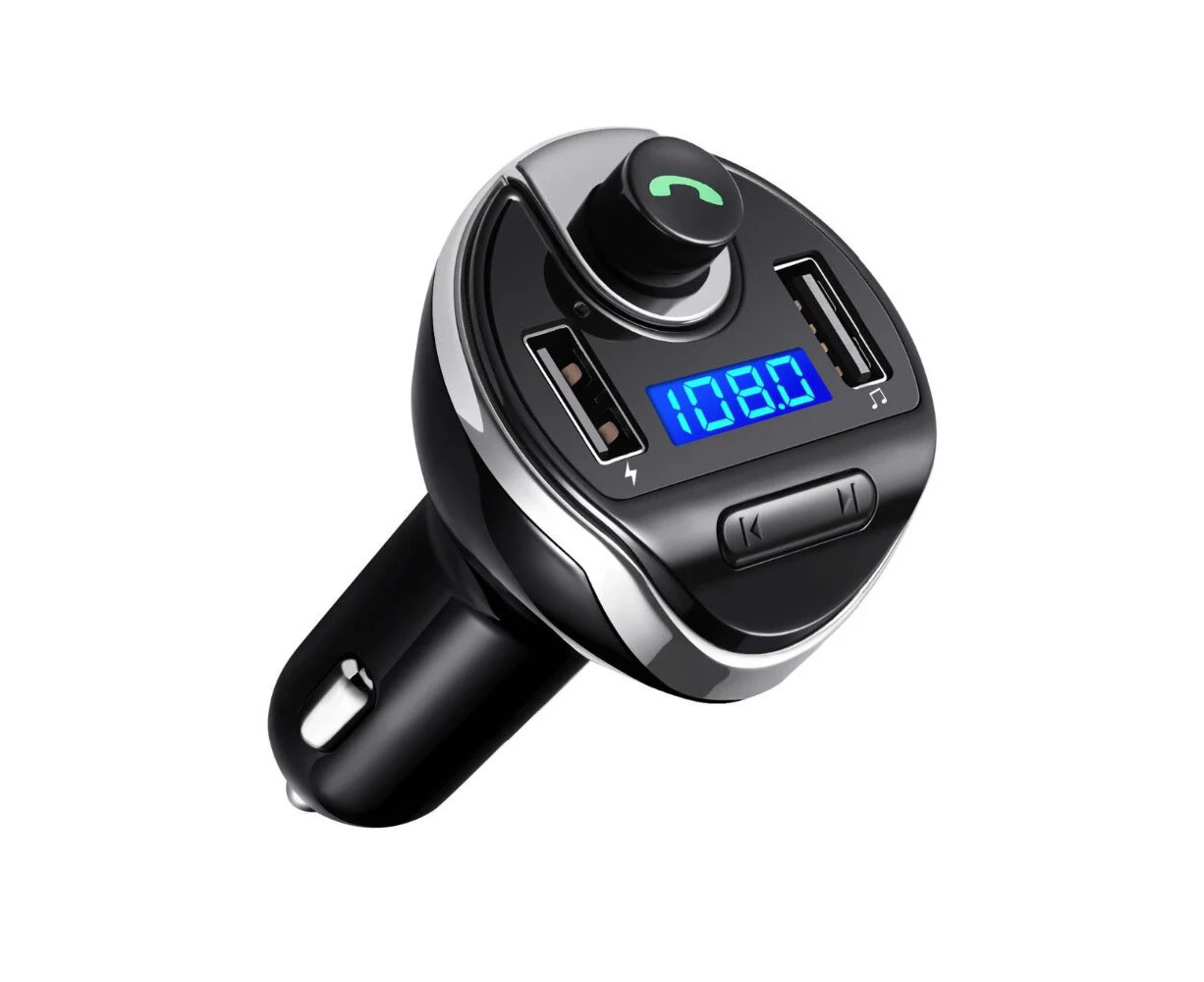 Wireless Handsfree Car Bluetooth FM Transmitter/MP3 Player/2.1A USB Charger