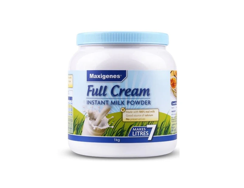 Maxigenes-Full Cream Instant Milk Powder 1kg (Last Chance)