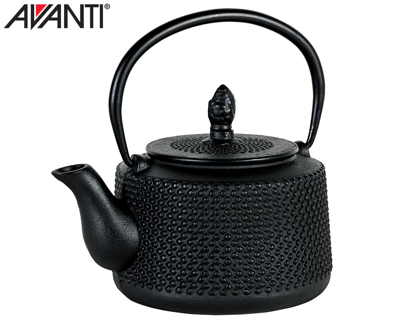 Avanti 750mL Emperor Hobnail Cast Iron Teapot w/ Removable Infuser Lid