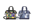 2PK Avanti Girls Women Insulated Lunch Bag w Zip Leakproof Bloom & Tropical