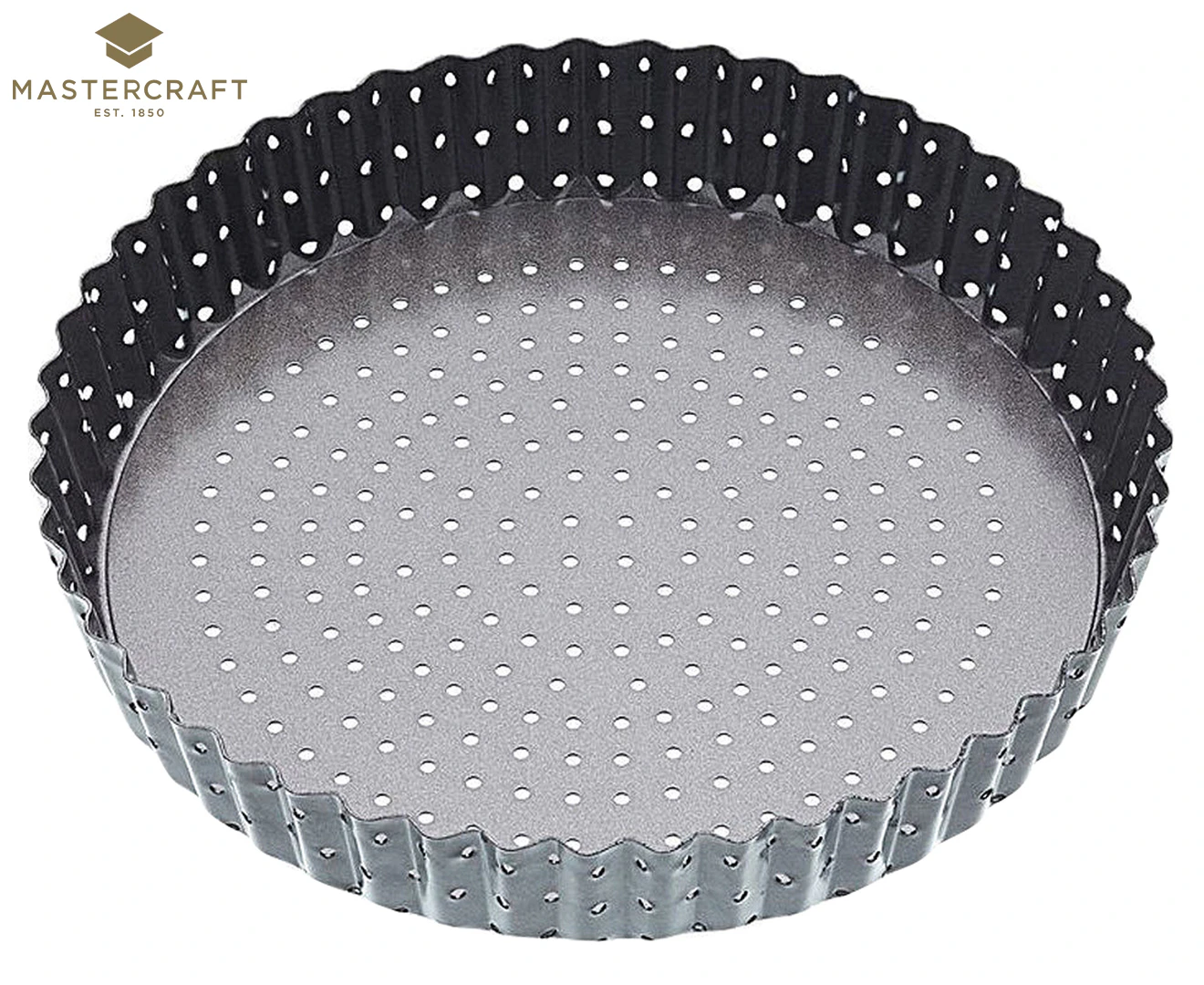 Mastercraft 25cm Crusty Bake Round Flan/Quiche Pan