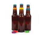 Set of 12 Beernoculars Drink Bottle Markers Silicone Beer Glass Identifier Label