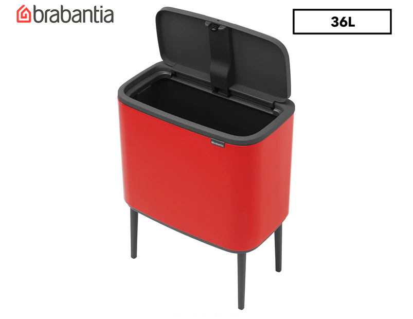 Brabantia 36L BO Touch Bin - Passion Red