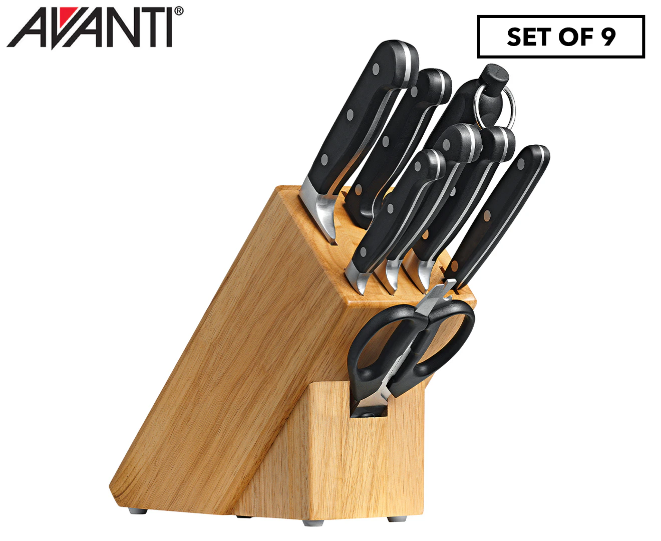 Avanti 9-Piece Perfekt Knife Block Set