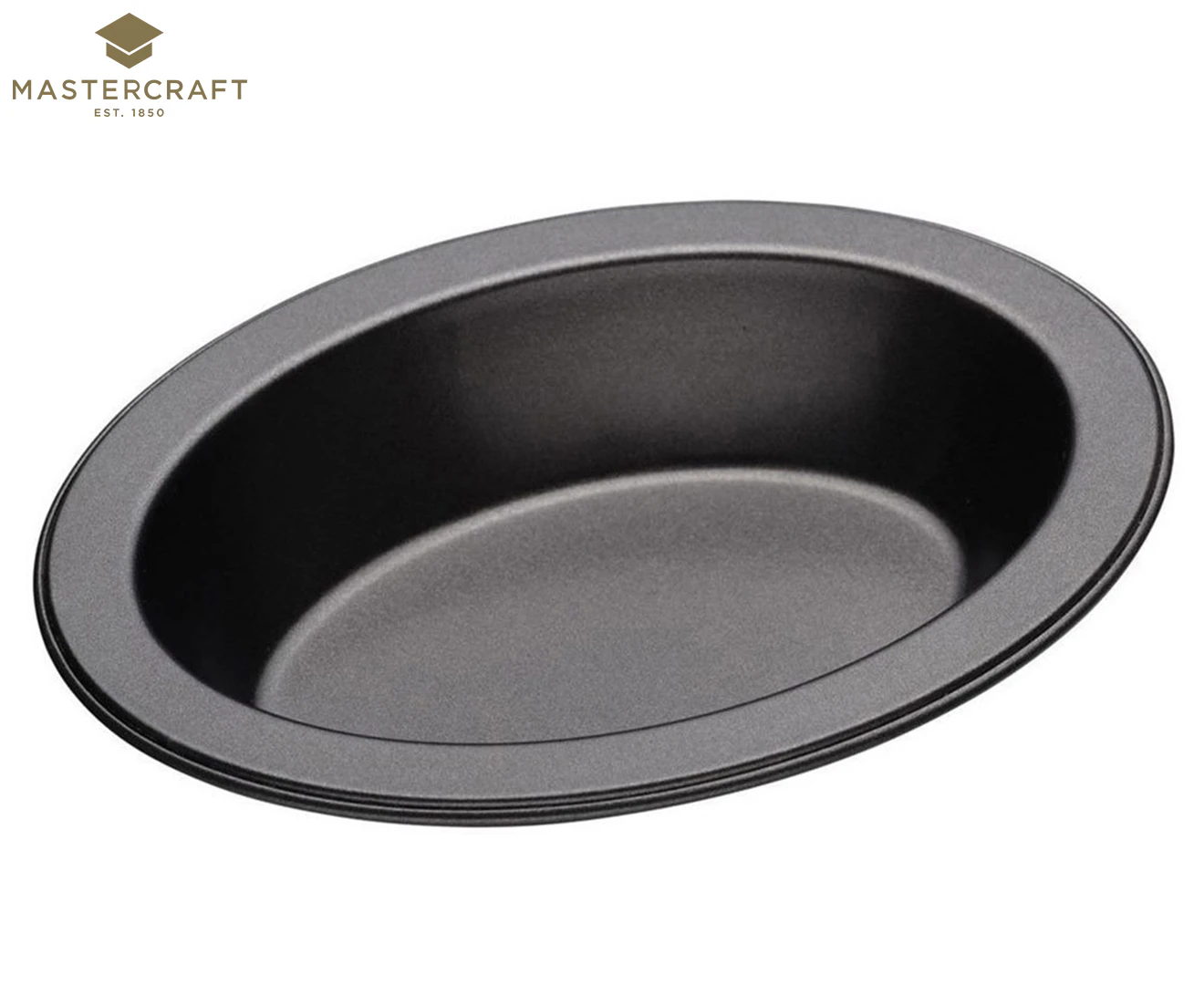 Mastercraft 13x10cm Heavy Base Individual Oval Pie Dish