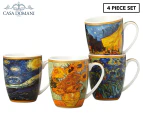 Set of 4 Casa Domani 400mL Impressions Van Gogh Mug