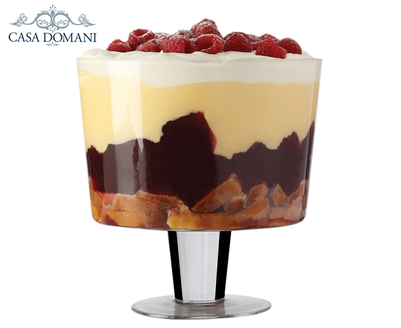 Casa Domani 21cm Evolve Trifle Cake Display - Clear