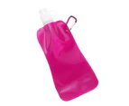 4x Doozie 450ml Collapsible Camping Water Drink Bottle Gym Sport Green Pink