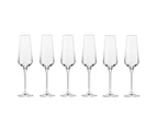 2 x 6pc Krosno Avant-Garde 180ml Champagne Sparkling Wine Flutes Barware Glass Set