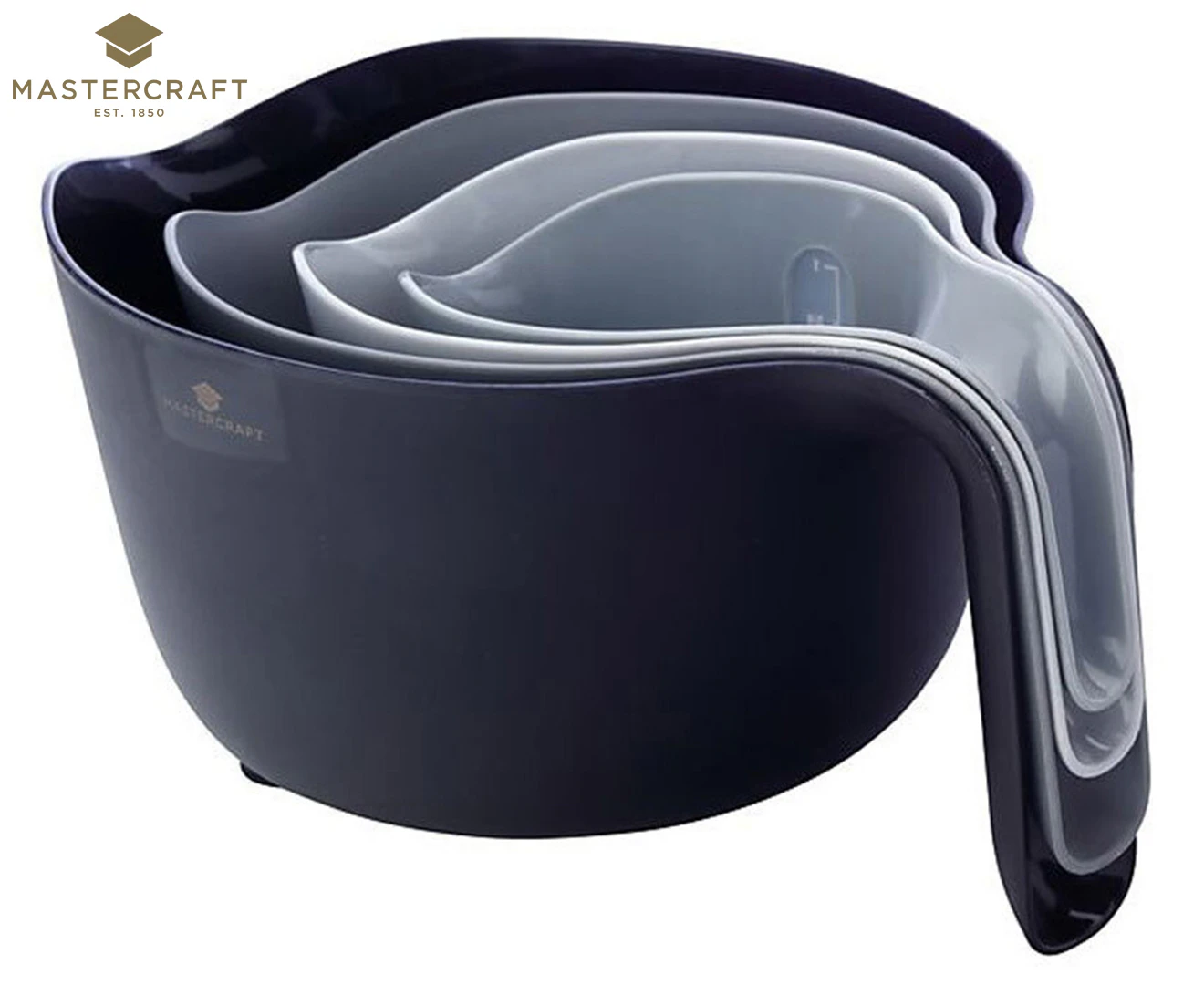 Mastercraft 4-Piece Smart Space Mixing Bowl & Colander Set