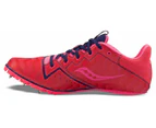 Saucony Spitfire 4 Womens Shoes- Pink/Grey